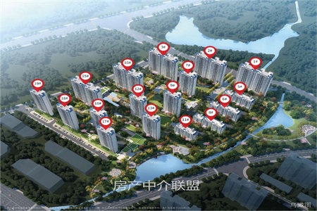 长虹花园3室2厅2卫126万159.29m2毛坯房出售